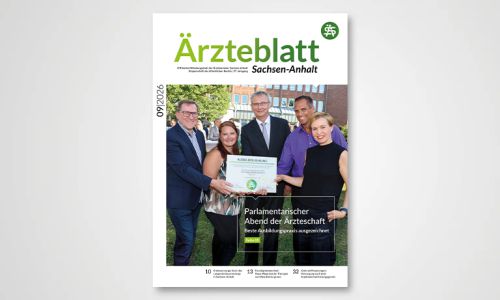 Titelseite Ärzteblatt Sachsen-Anhalt Ausgabe 09/2026